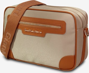 Borsa a tracolla 'Borsa a Tracolla Pelle Vegana Gianmarco Venturi Nera e - Versatile Donna' di GianMarco Venturi in beige: frontale