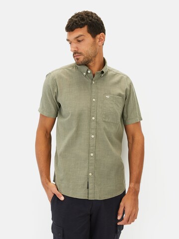 CAMEL ACTIVE Regular fit Πουκάμισο σε πράσινο: μπροστά