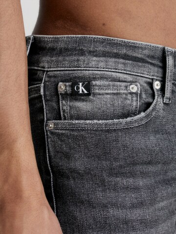 Calvin Klein Jeans Kitsas Teksapüksid, värv must