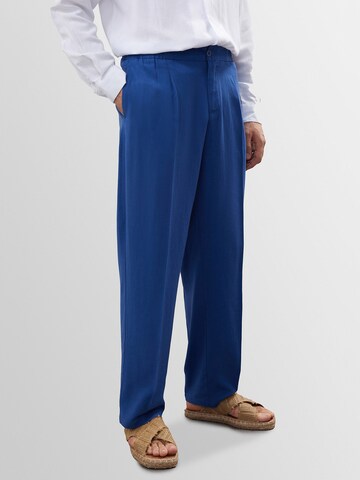 Loosefit Pantalon à pince Antioch en bleu