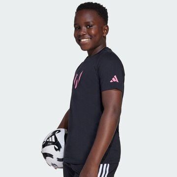 ADIDAS PERFORMANCE Funktionsshirt 'Messi Name & Number' in Schwarz
