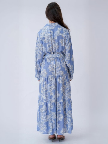 Robe ' Lola ' TEESHOPPEN en bleu : derrière