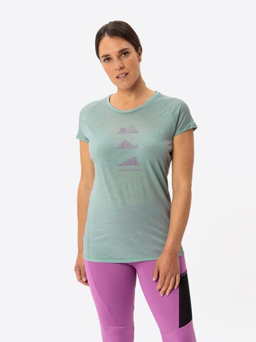 VAUDE Functioneel shirt 'Tekoa' in Groen: voorkant