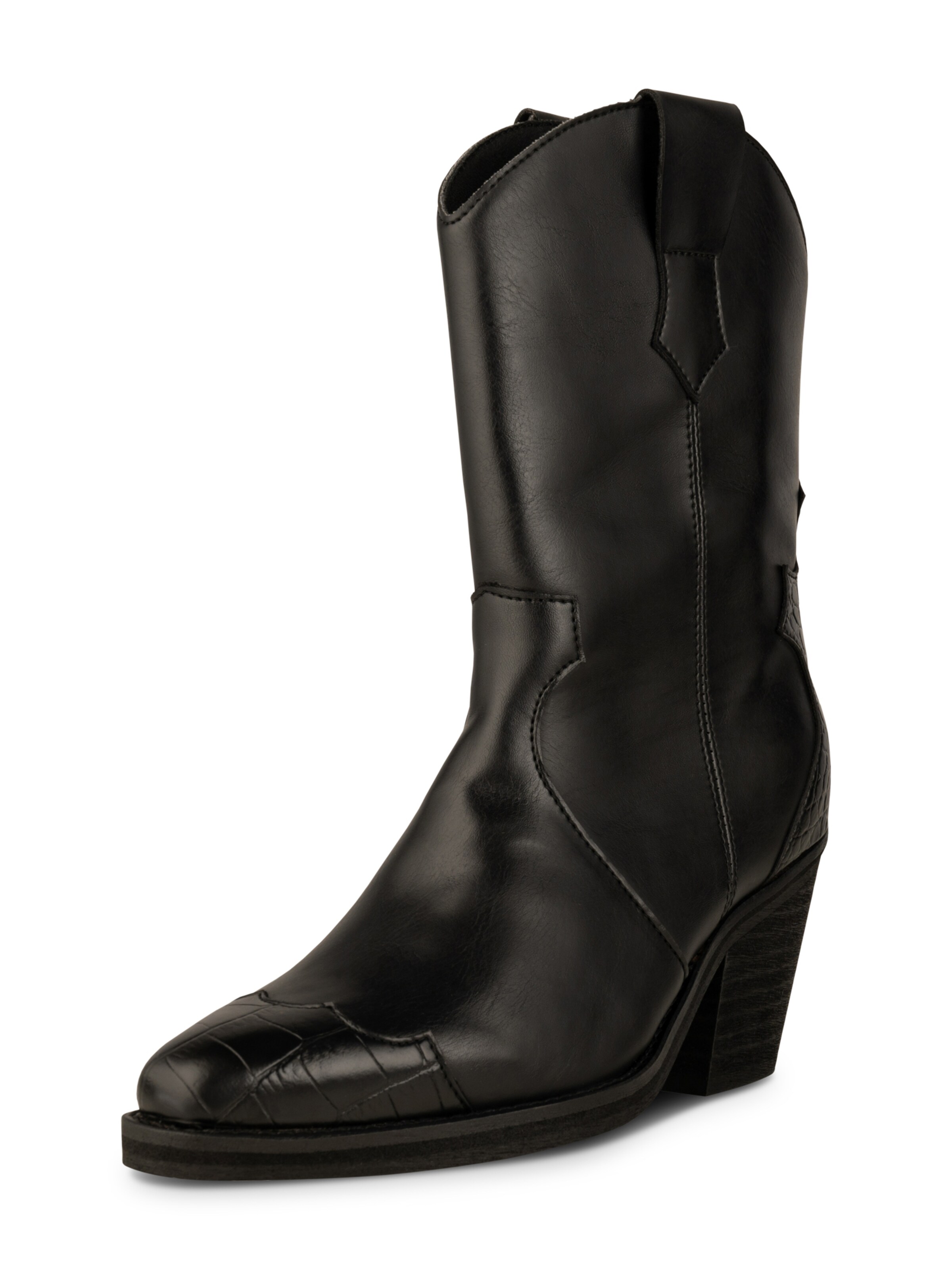 Shoe The Bear Cowboy boot 'Nancy' in Black: front