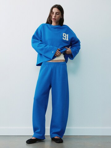 Pull&Bear Barrel Kalhoty – modrá