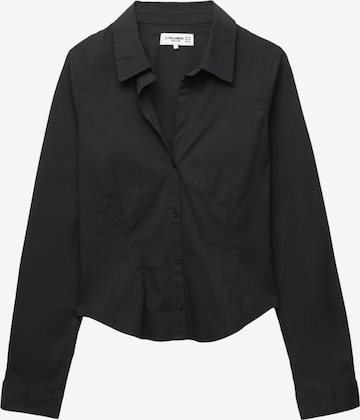 Pull&Bear Bluza | črna barva: sprednja stran