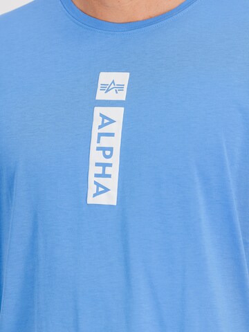 ALPHA INDUSTRIES - Camiseta en azul
