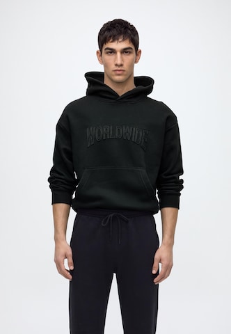 JACK & JONES Μπλούζα φούτερ 'JCOTRACE' σε μαύρο: μπροστά