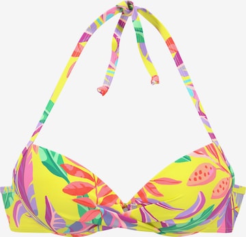 s.OliverPush-up Bikini gornji dio - žuta boja: prednji dio