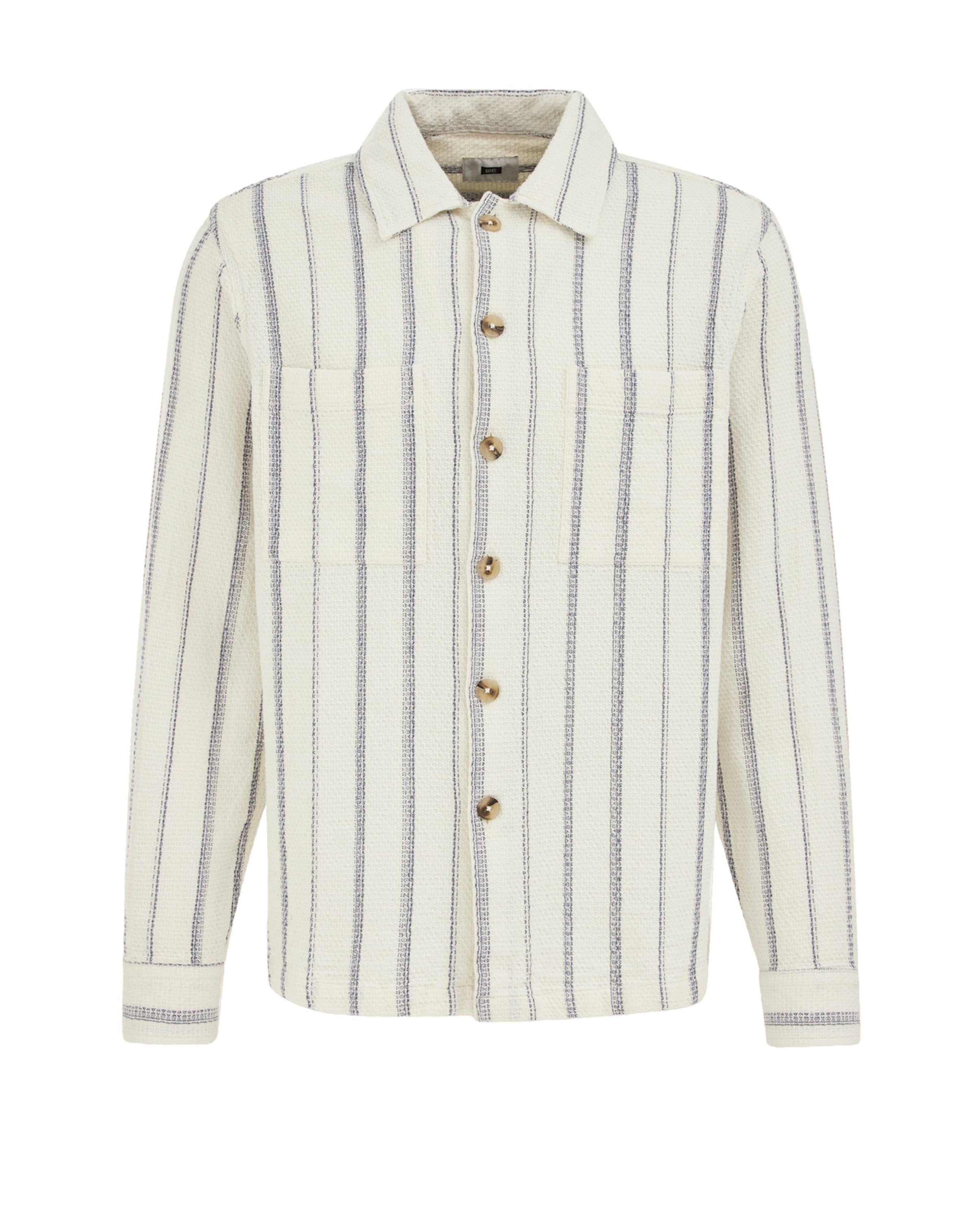 Coupe regular Chemise WE Fashion en blanc : devant