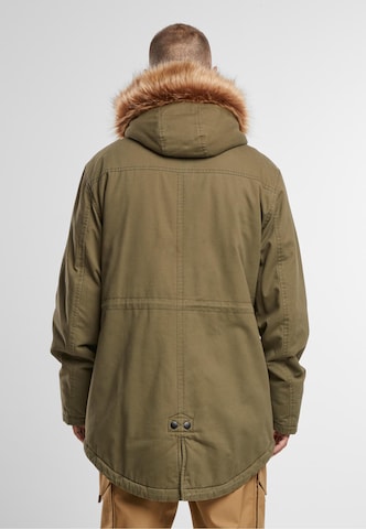 Brandit Tussenparka 'Fish Tail' in Groen