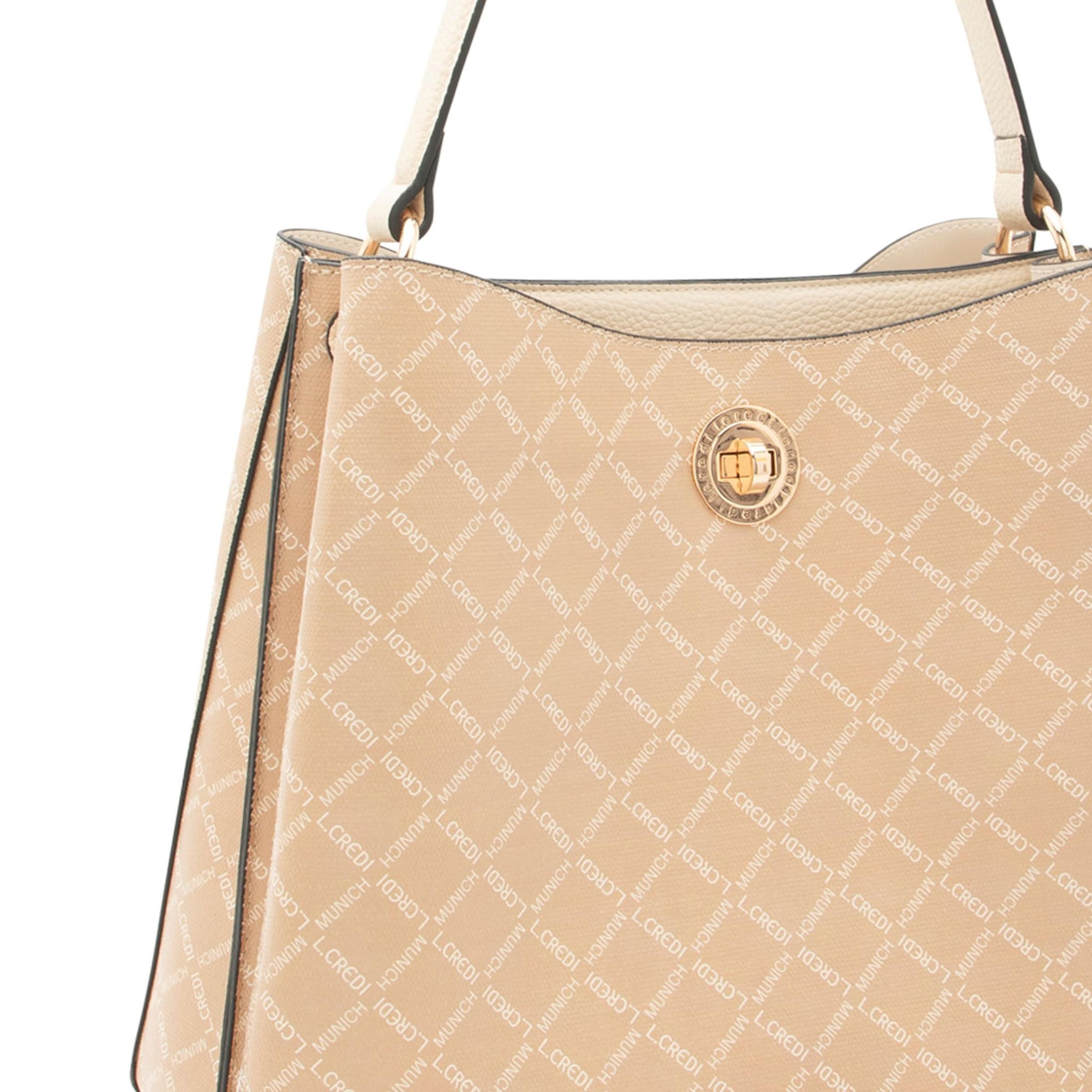 Sac bandoulière 'Filiberta' L.CREDI en beige