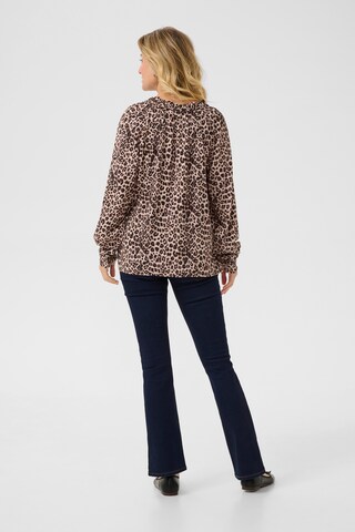 Cream Blouse 'CRTiah' in Brown