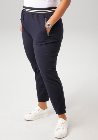 Aniston Tapered Pants in Blue