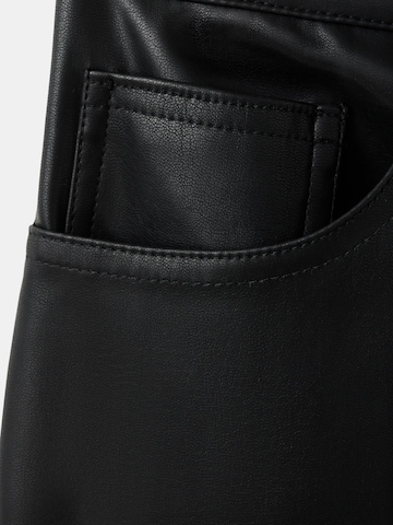 MANGO TEEN Wide leg Trousers 'Fivepu' in Black