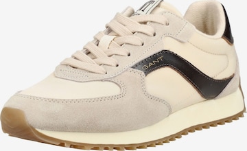 GANT - Sapatilhas baixas em bege: frente