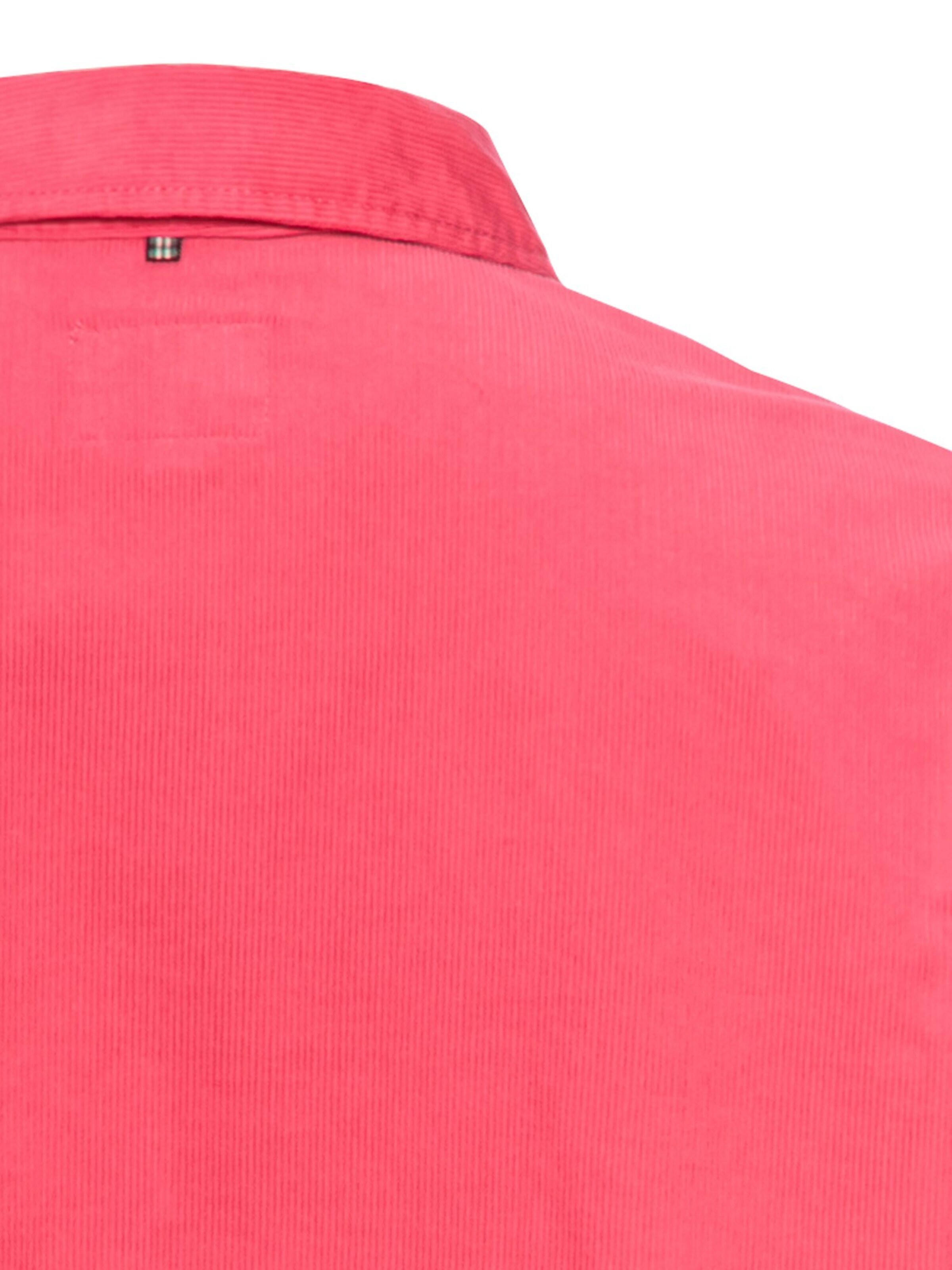 CAMEL ACTIVE Cordbluse mit Brusttasche in Pink