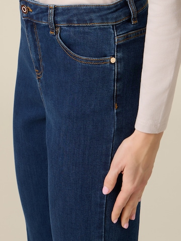 oltre - Acampanado Vaquero en azul