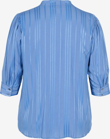 Zizzi Bluse 'Xinea' in Blau