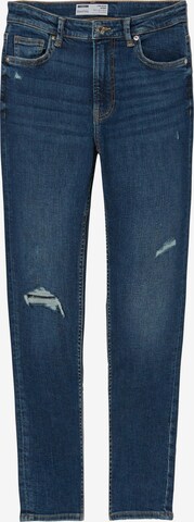 Skinny Jeans di Bershka in blu: frontale