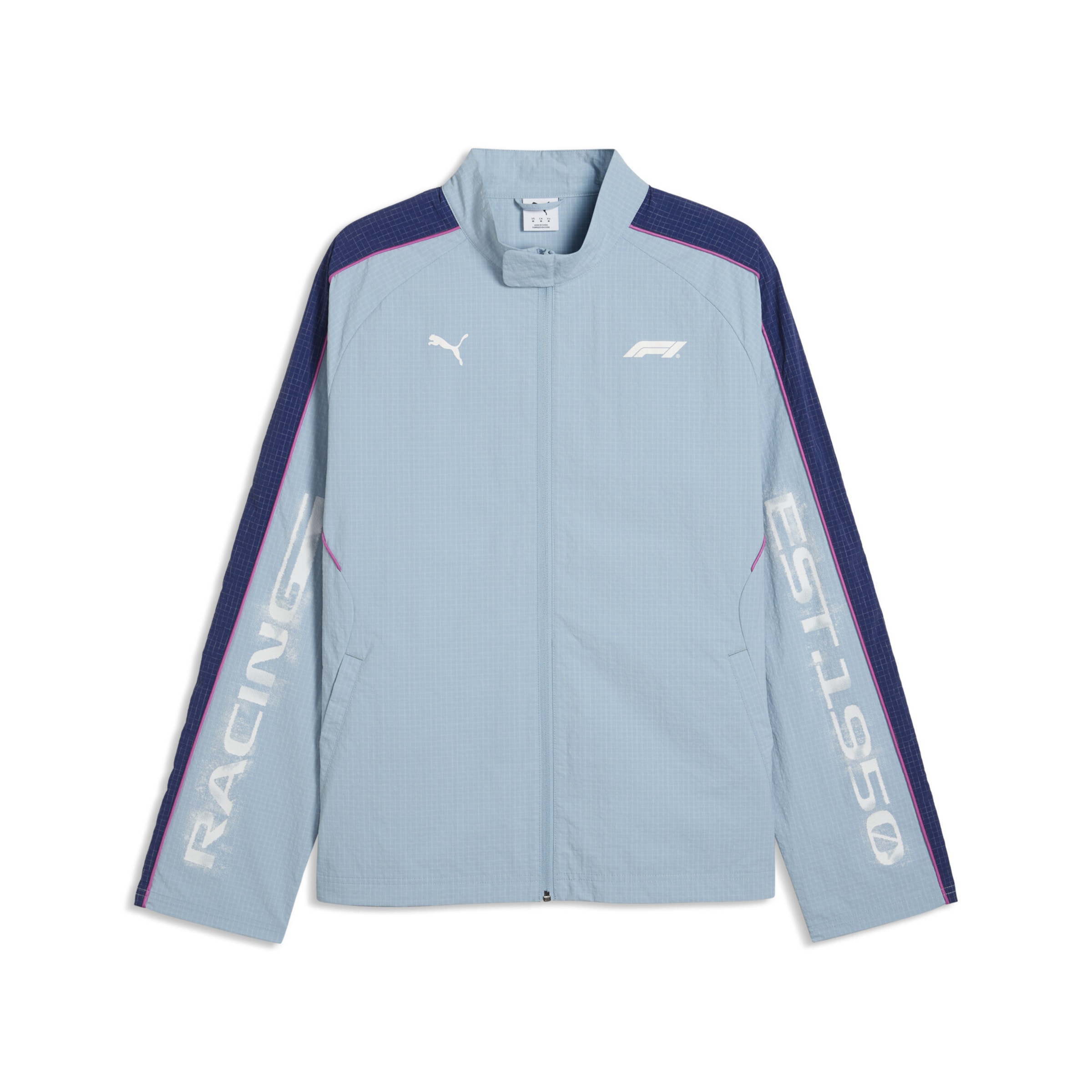 PUMA Between-Season Jacket in Navy / Light blue / White, Item view