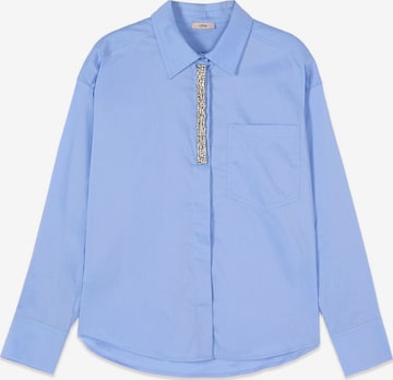 T-shirt oltre en bleu : devant