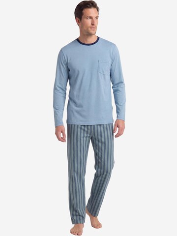 Ammann Long Pajamas 'Mix & Match' in Blue