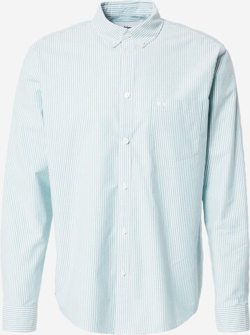 minimum - Ajuste regular Camisa 'Harvard 2.0' en verde: frente