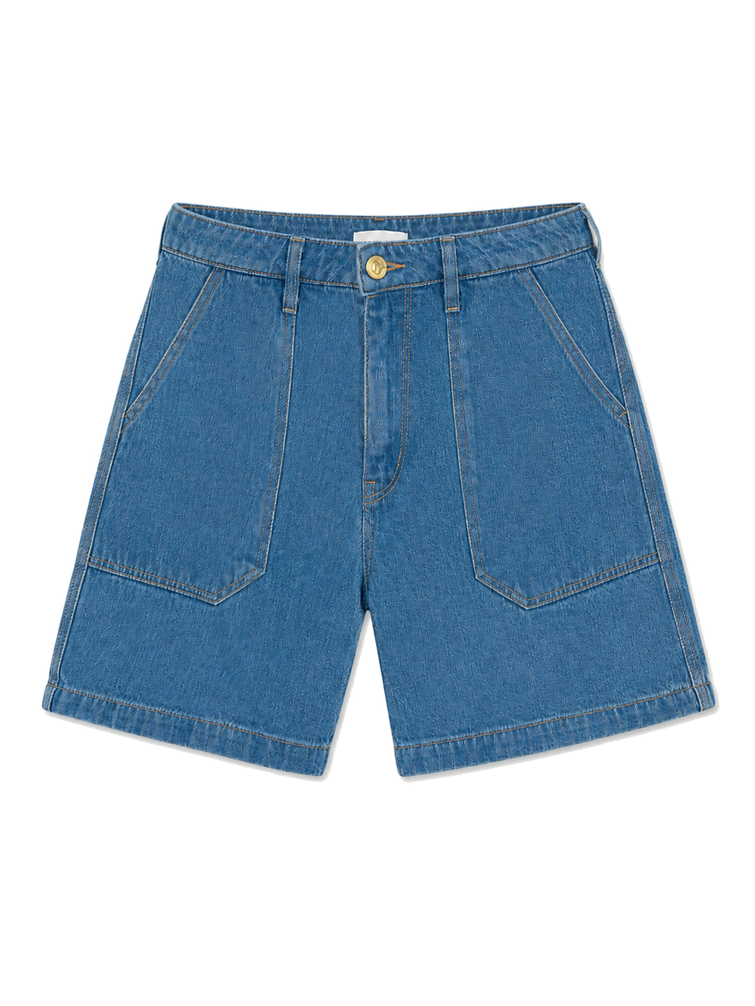 Le Temps Des Cerises Regular Jeans in Blauw: voorkant