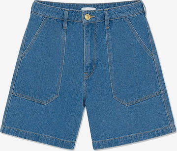 Le Temps Des Cerises Regular Jeans in Blauw: voorkant
