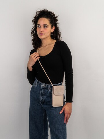 Expatrié Crossbody Bag 'Amelie' in Beige: front