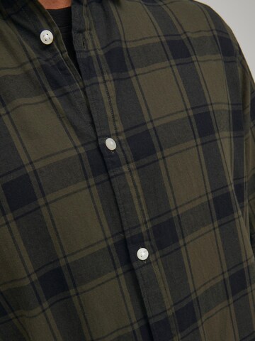 JACK & JONES Klasický střih Košile 'JJEGingham' – zelená