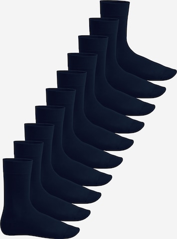 footstar Socken 'EVERYDAY!' in Blau: Vorderseite