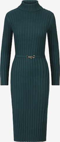 APART Knitted dress in Green: front