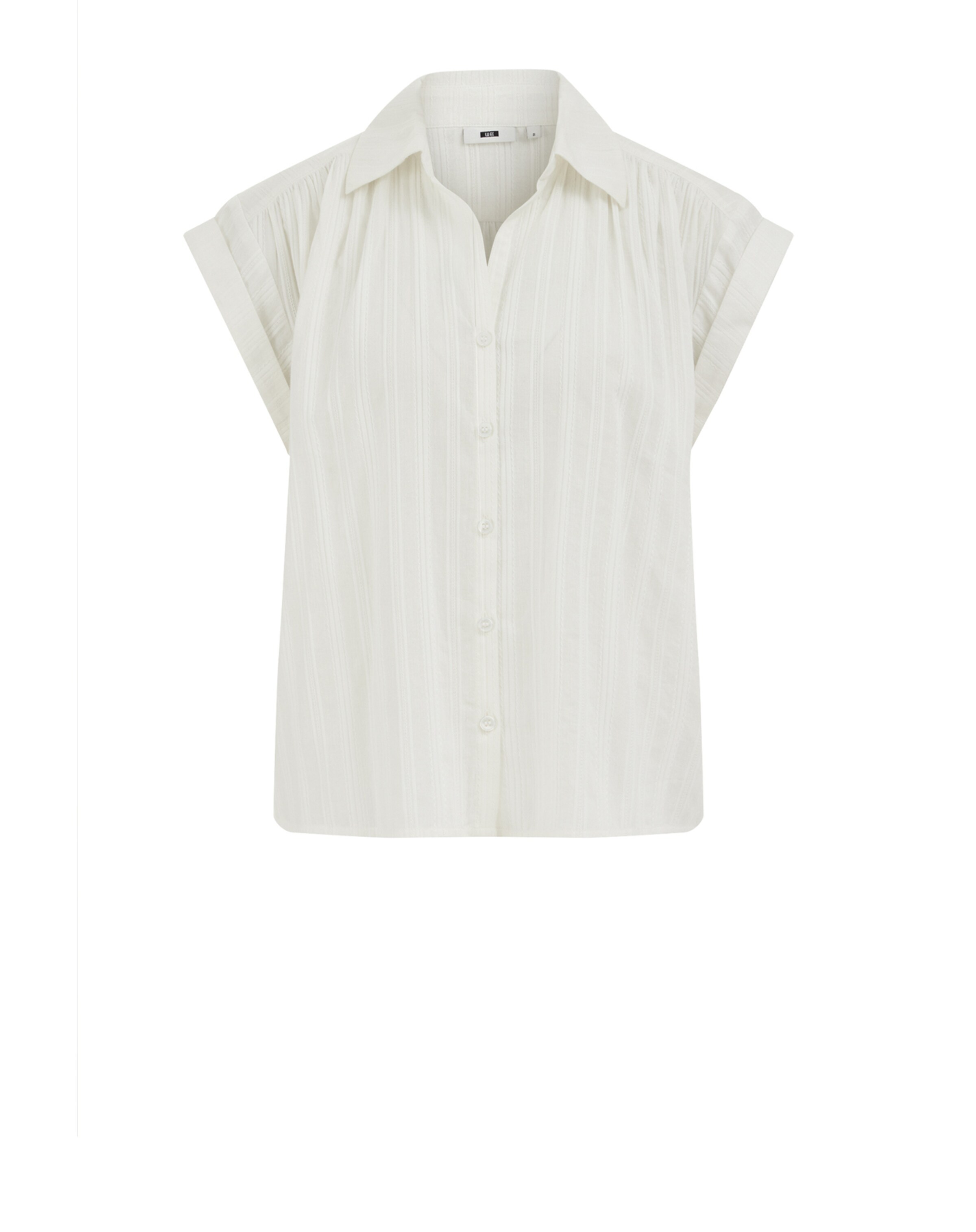WE Fashion Blouse in Beige: voorkant