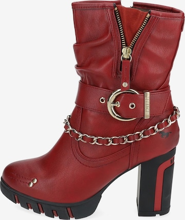 MUSTANG Ankle Boots in Red