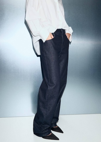 MANGO Regular Jeans 'Carrie' in Blau