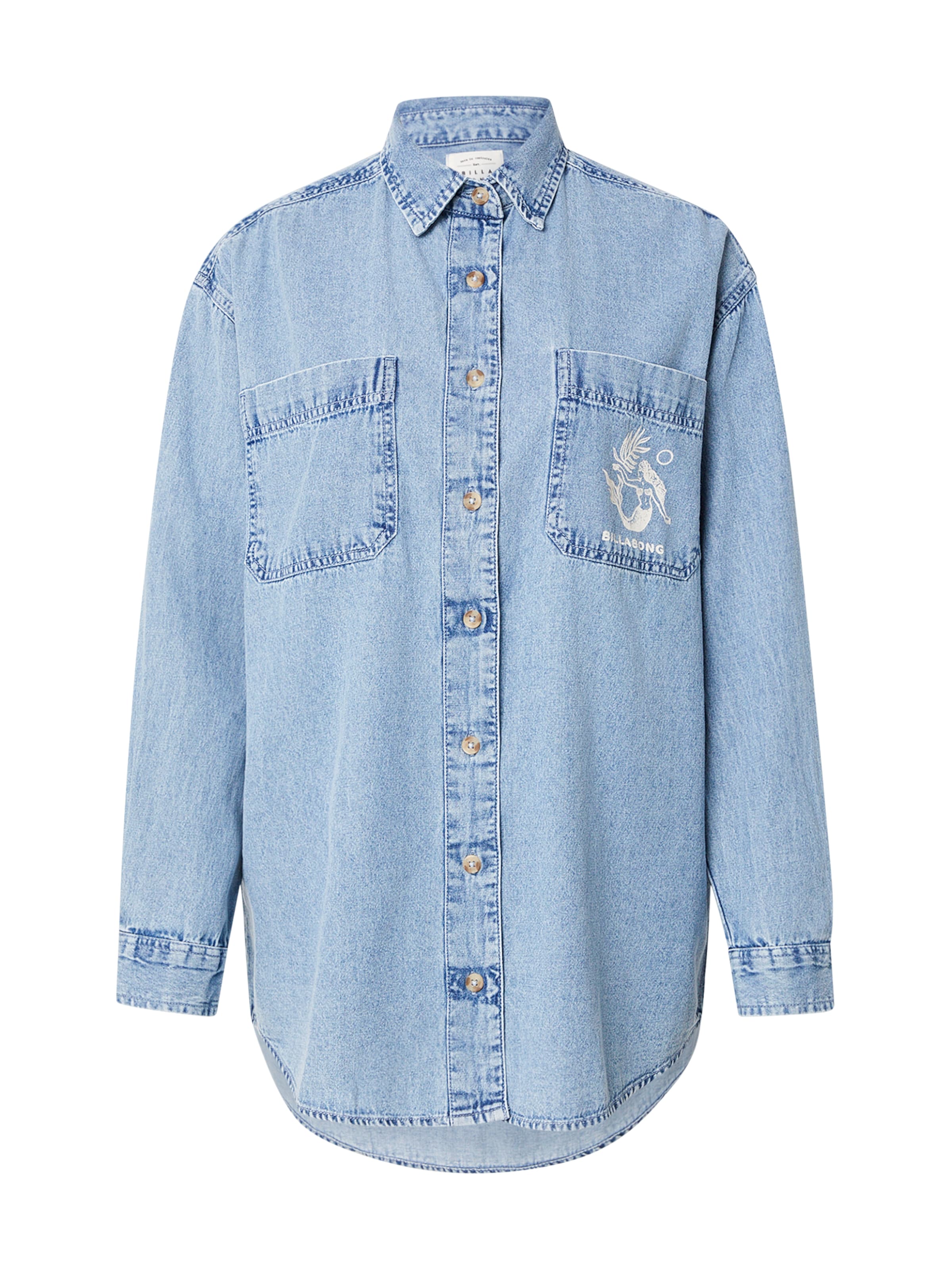 BILLABONG Bluza 'Down The Coast' | modra barva: sprednja stran