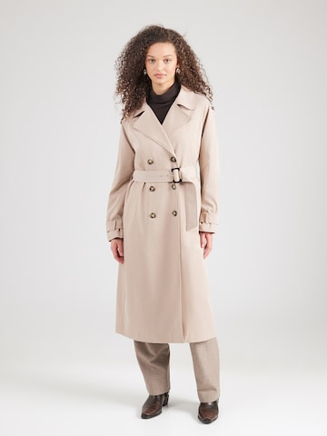 Manteau mi-saison MORE & MORE en rose : devant