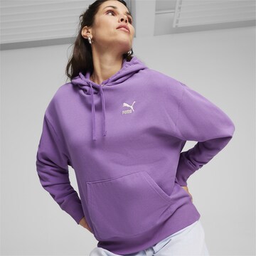 PUMA Athletic Sweatshirt in Purple: front