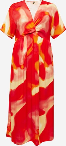 Vero Moda Curve Kleid 'JADE' in Rot: predná strana