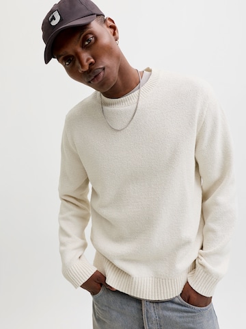 JACK & JONES Pullover 'JORNORREBRO' i beige