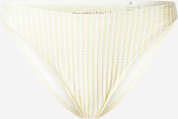 Bas de bikini Abercrombie & Fitch en jaune : devant