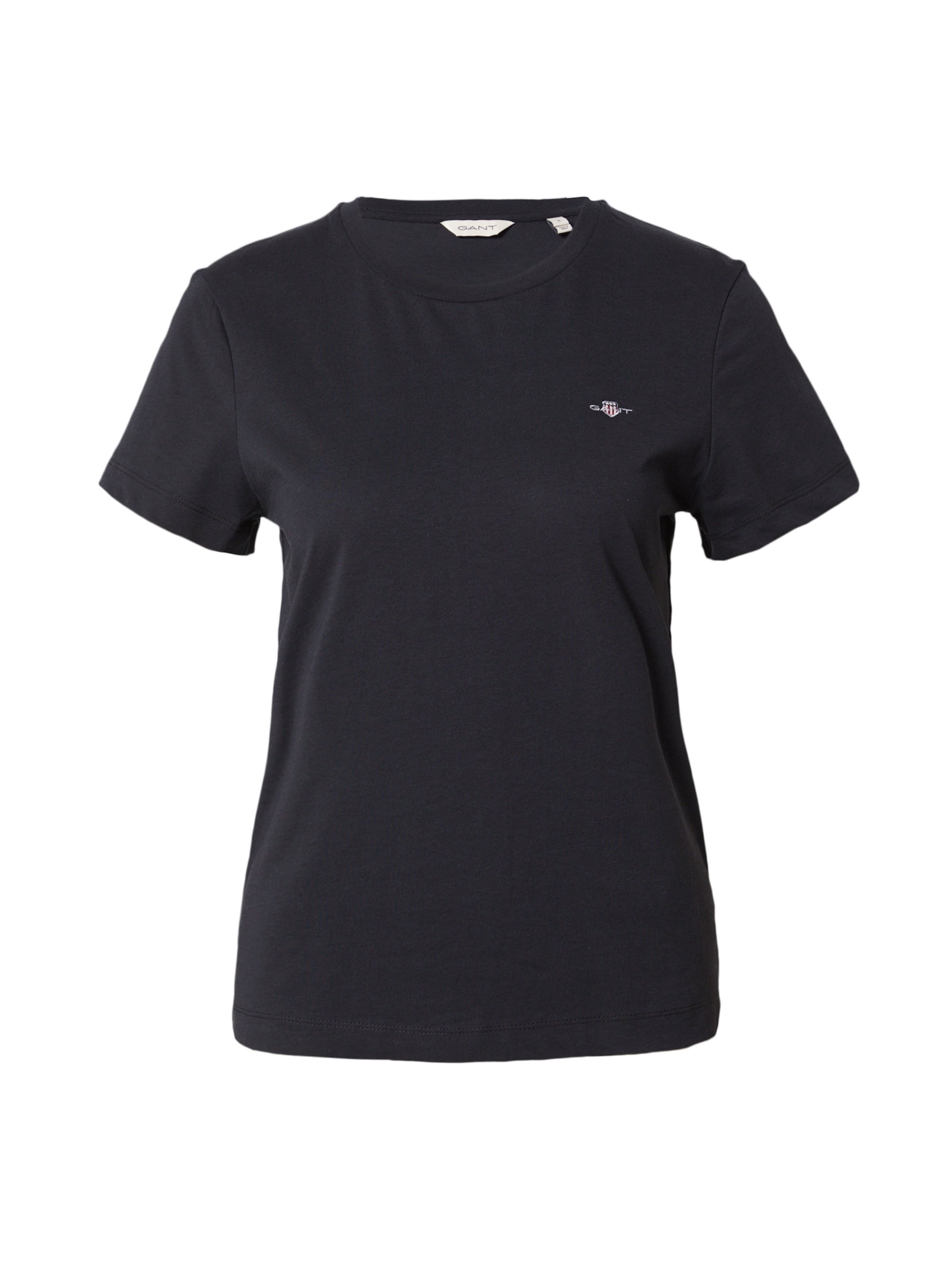 GANT T-Shirt in Schwarz: Vorderseite
