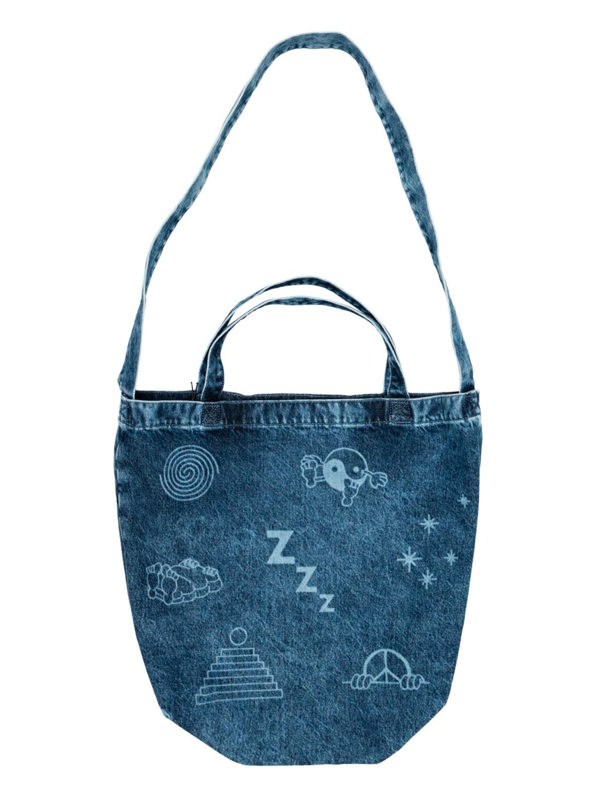EDWIN Shopper in Blauw: voorkant