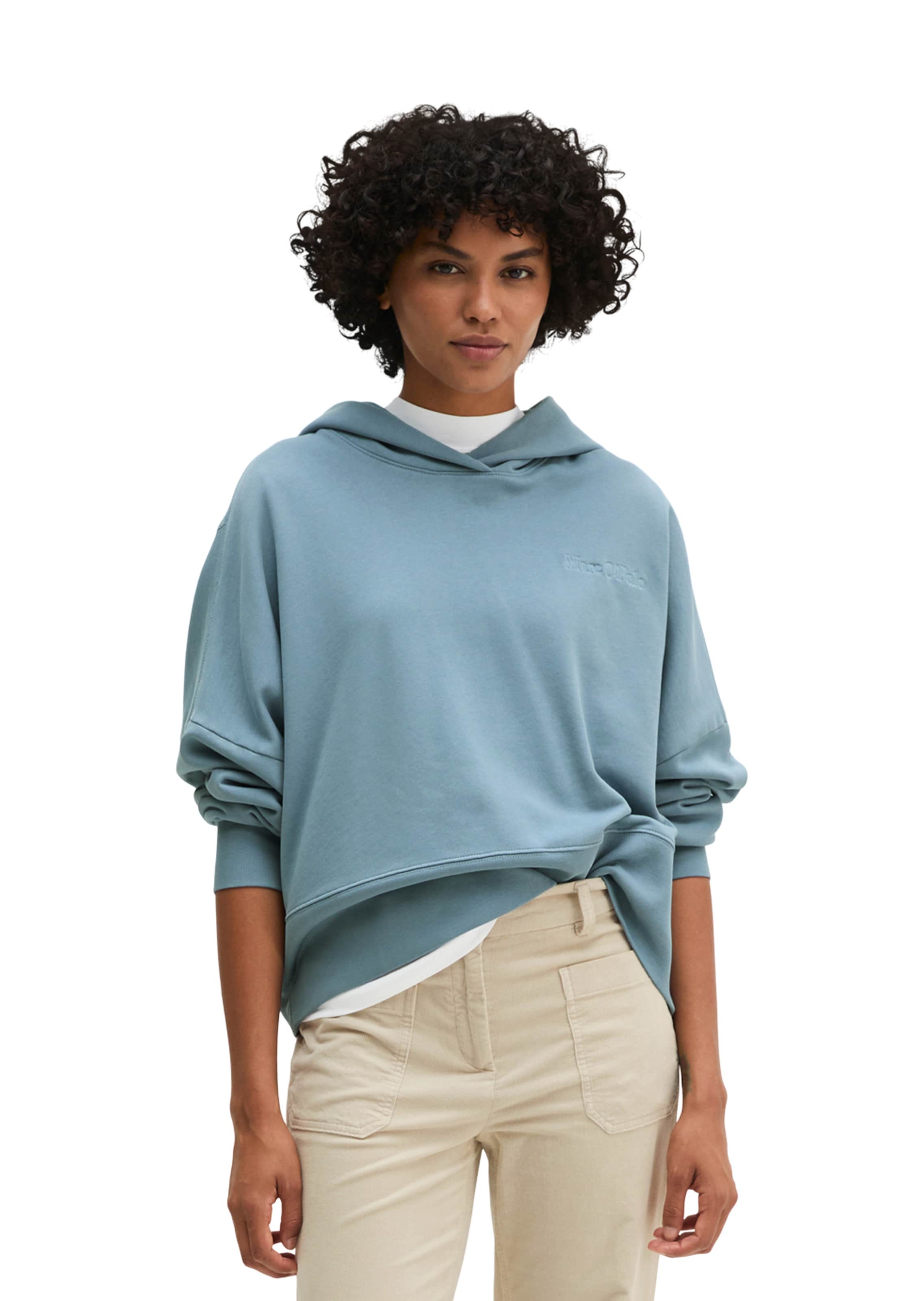 Marc O'Polo Hoodie in Blau: Vorderseite