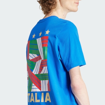 T-Shirt fonctionnel 'Italy Football Fan' ADIDAS PERFORMANCE en bleu