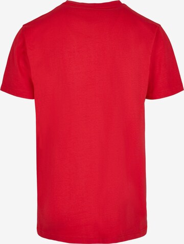 Merchcode Shirt 'Strong Like A Woman' in Rood