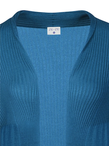 ze-ze Gebreid vest 'Florian 723' in Blauw