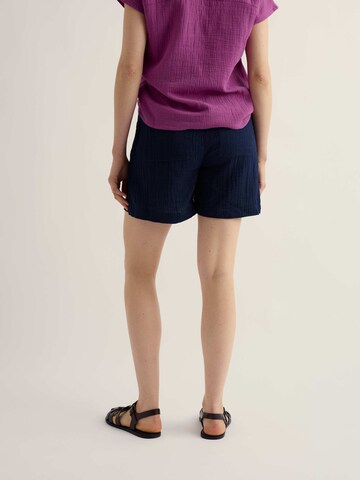 Wide Leg Pantalon 'Tide Flow' Seasalt Cornwall en bleu